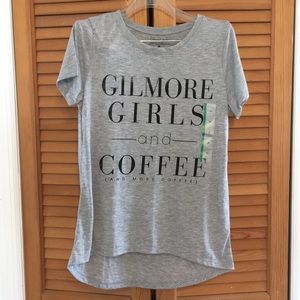 Gilmore Girls and coffee gray t-shirt